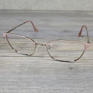 Coach HC 5135 9350 Satin Pink Light Gold Eyeglasse Frames  53-17 140mm Full Rim